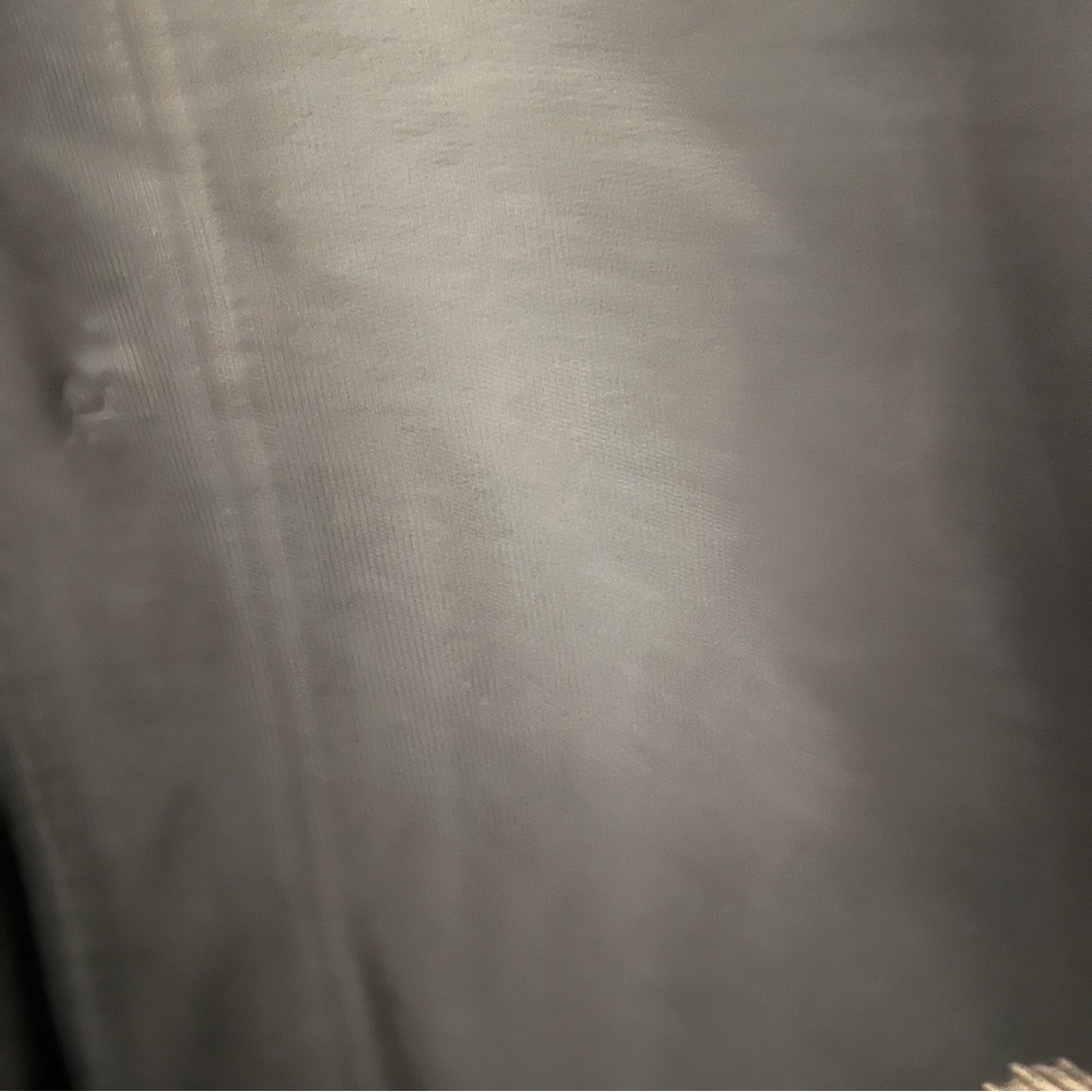 Johnny Was Ombre Gray Embroidered Calf Length Flared Trench Size Large - Picture 6 of 7